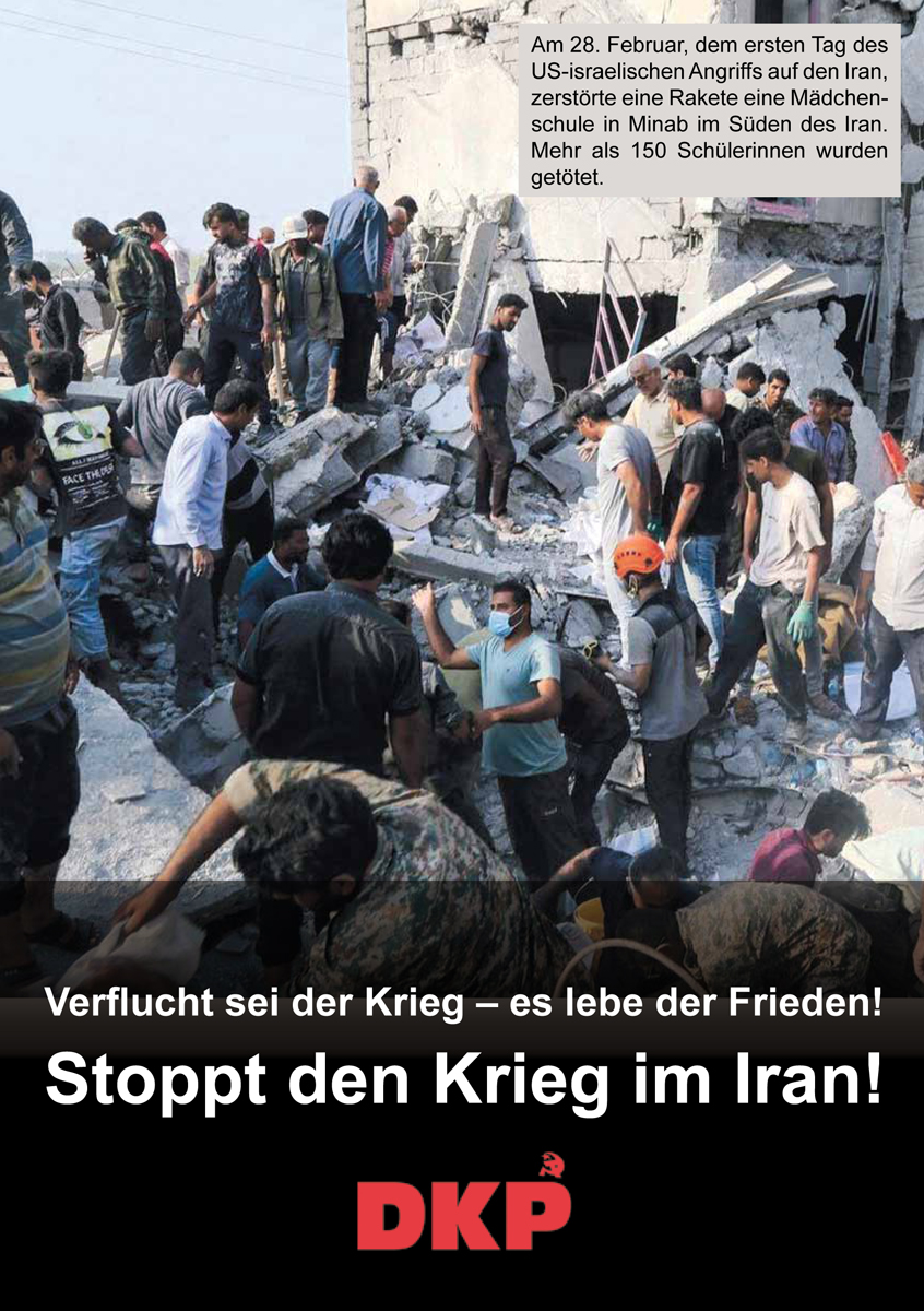 Stoppt den Krieg im Iran! - Verflucht sei der Krieg – es lebe der Frieden! (PDF, 276 KB)