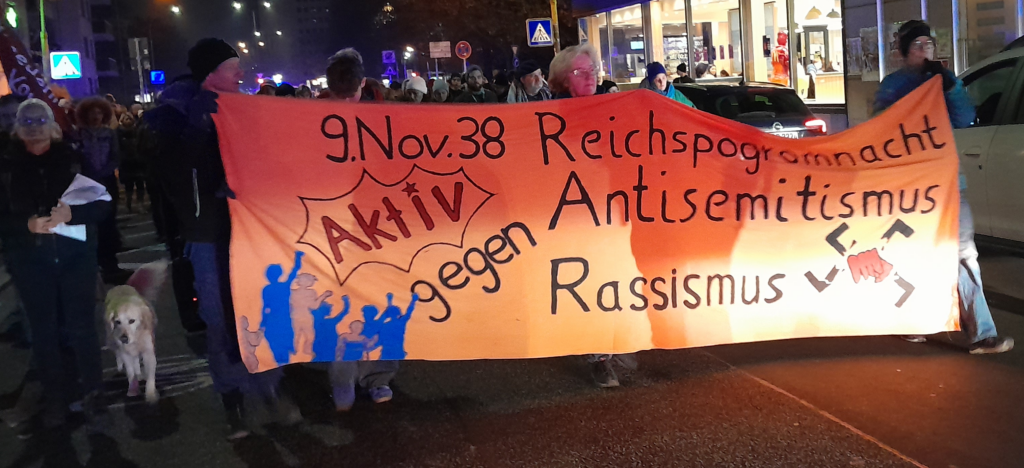 Mahngang zur Reichspogromnacht in Gießen am 9.11.2024