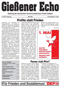 Gießener Echo - monatliche Zeitung der DKP Gießen
