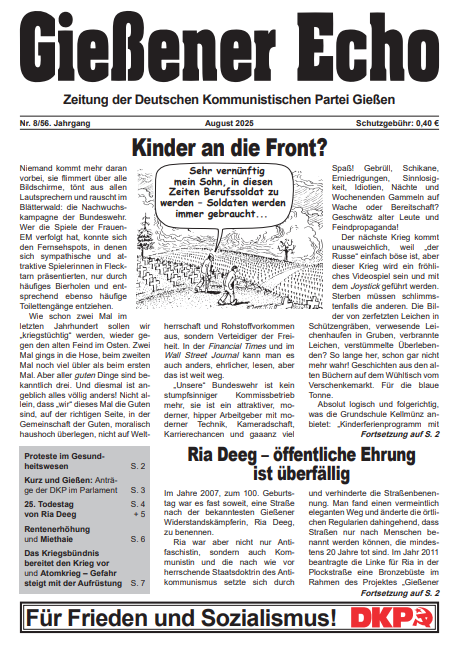 Gießener Echo - August 2025