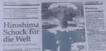 Hiroshima-Mahnwache des Friedensnetzwerk Gießen 2025
