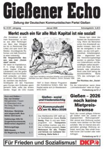 Gießener Echo Januar 2026