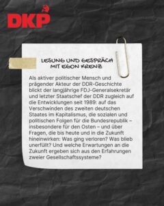 Egon Krenz in Gießen