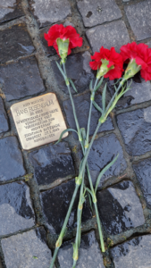 Stolperstein für den Gießener Widerstandskämpfer gegen den Faschismus, Hans Rosenbaum in Gießen