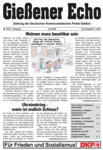 Gießener Echo - Juli 2026