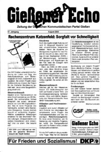 Gießener Echo extra - August 2026 - Rechenzentrum Katzenbach