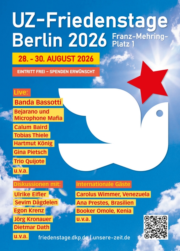 UZ Friedenstage 2026 Berlin
